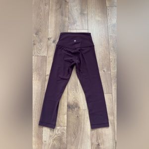 Lululemon align leggings purple plum